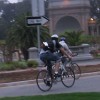 Critical Mass spins around the Golden Gate Park music concourse.