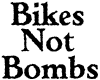 Bikes Not Bombs "T-Shirt" Design
