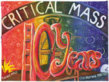 Critical Mass anniversary poster by Beth Verdekal.