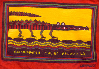 Endangered Cuban Crocodile (Greenpeace) Shirt